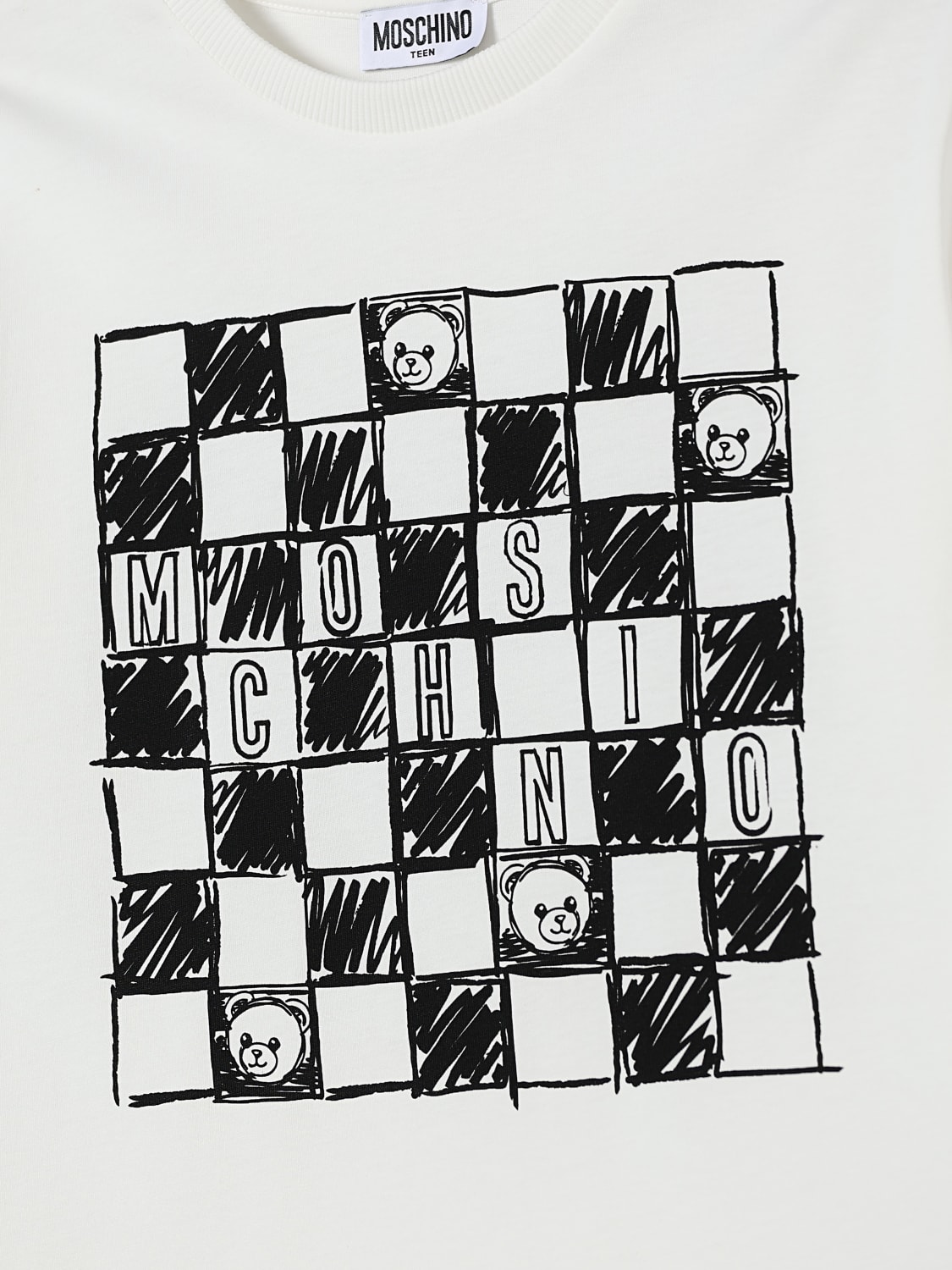MOSCHINO T-SHIRT: T-shirt kids Moschino, White - Img 3