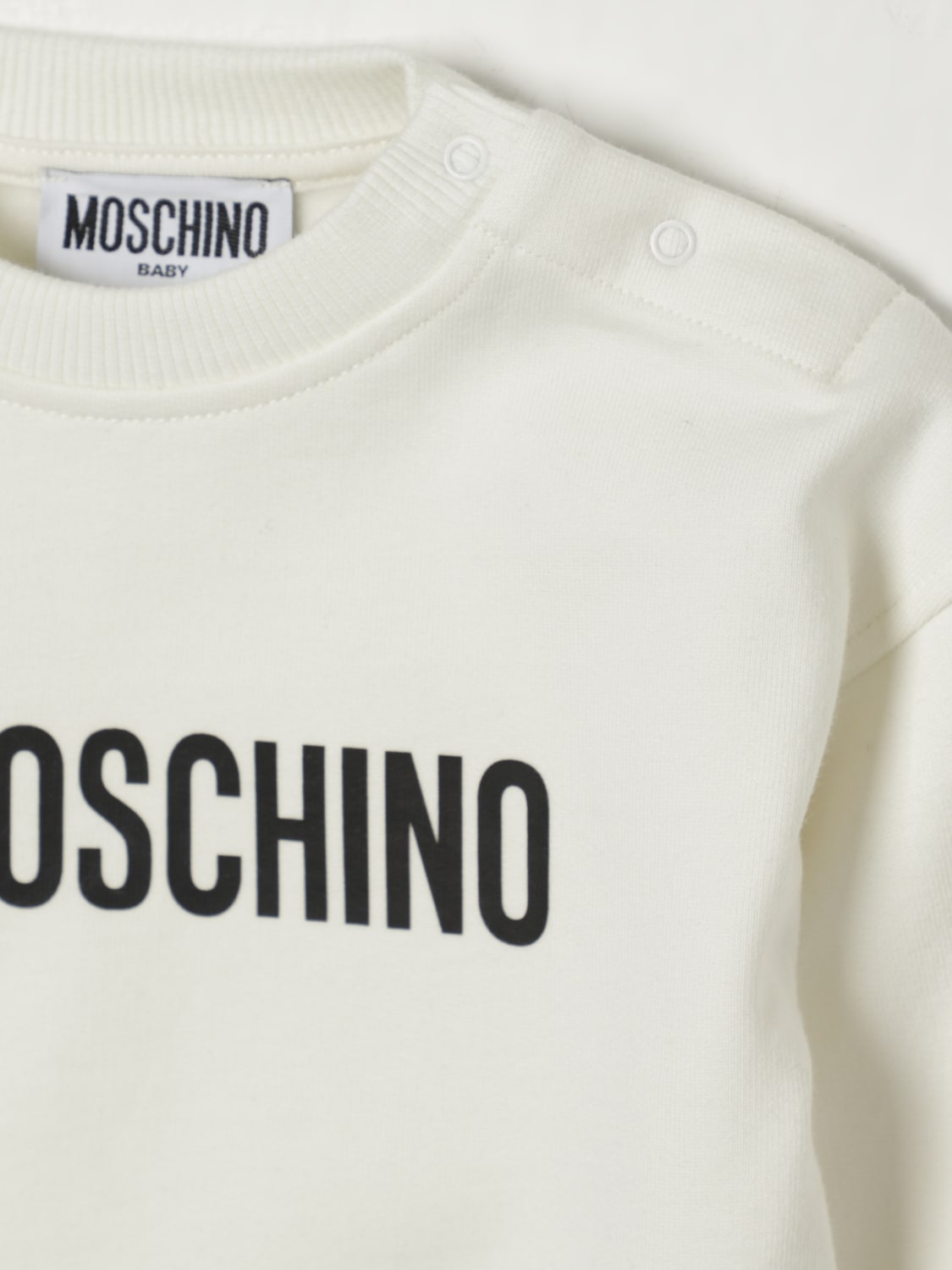MOSCHINO PULLOVER: Pullover kinder Moschino, Weiß - Img 3