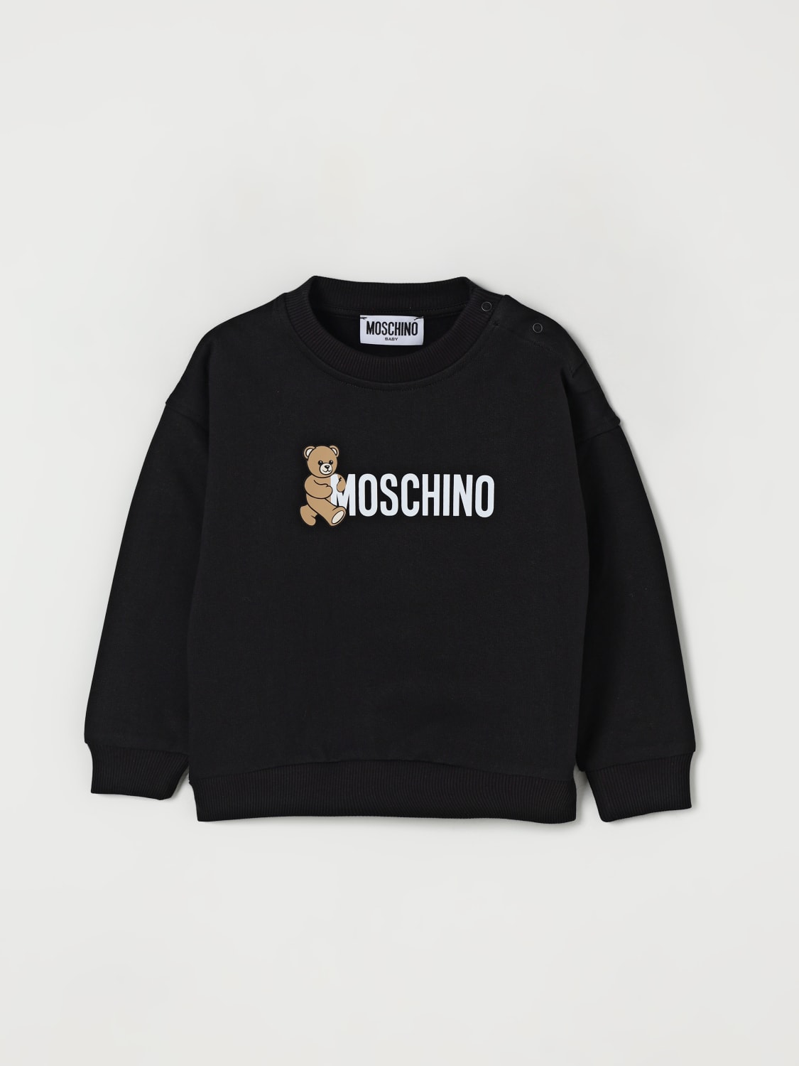 MOSCHINO PULLOVER: Pullover kinder Moschino, Schwarz - Img 1
