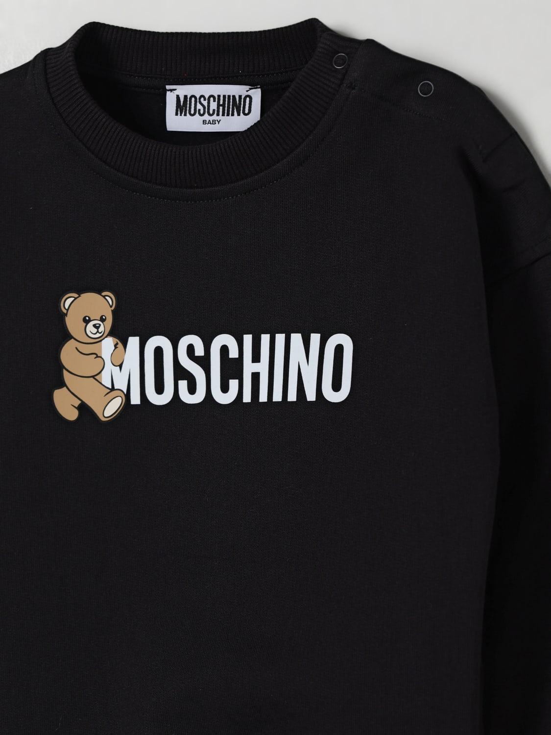 MOSCHINO PULLOVER: Pullover kinder Moschino, Schwarz - Img 3