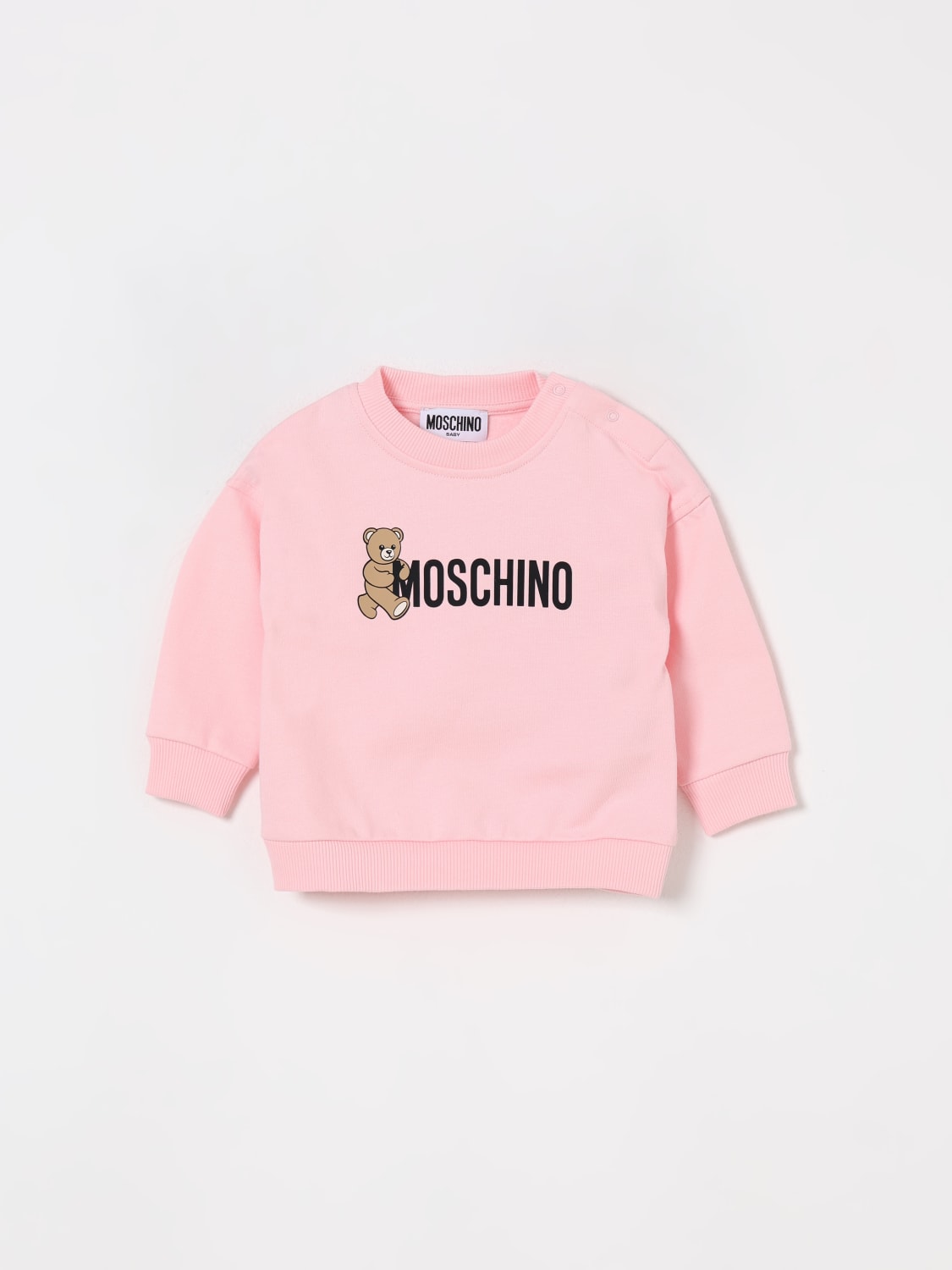 MOSCHINO SWEATER: Sweater kids Moschino, Pink - Img 1