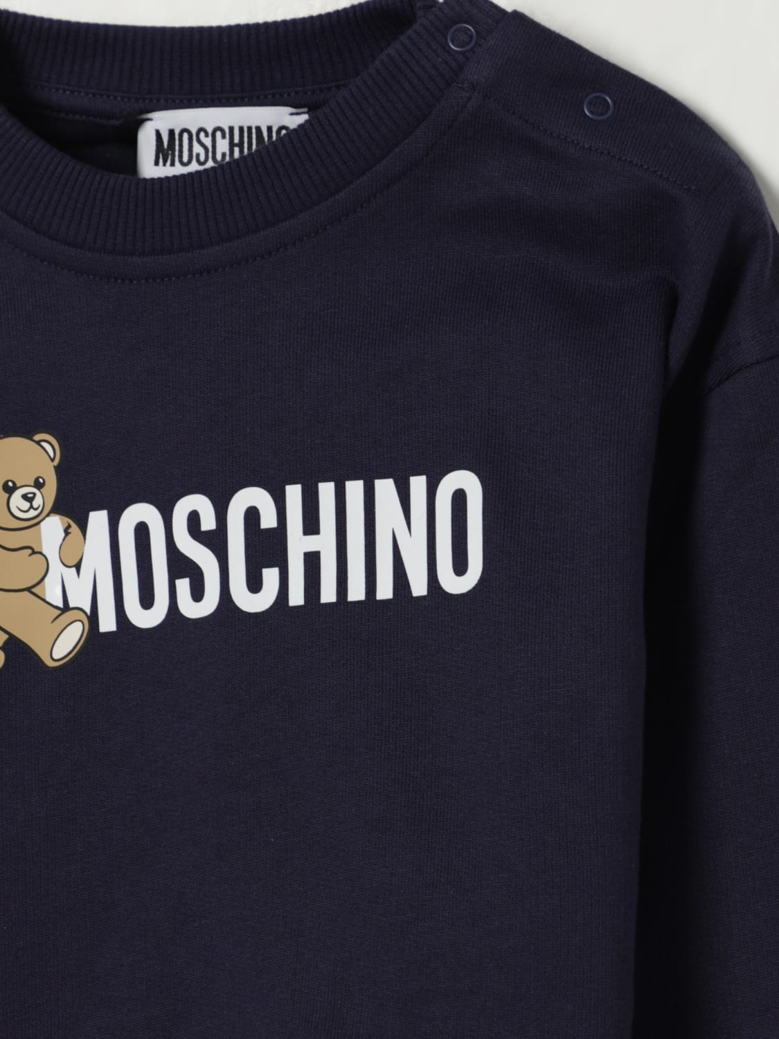 MOSCHINO PULLOVER: Pullover kinder Moschino, Navy - Img 3