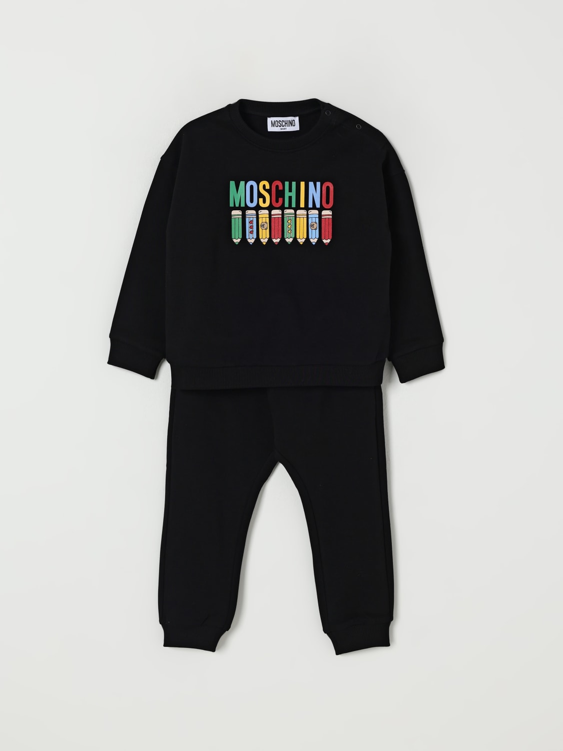 MOSCHINO JUMPSUIT: Jumpsuit kids Moschino, Black - Img 1