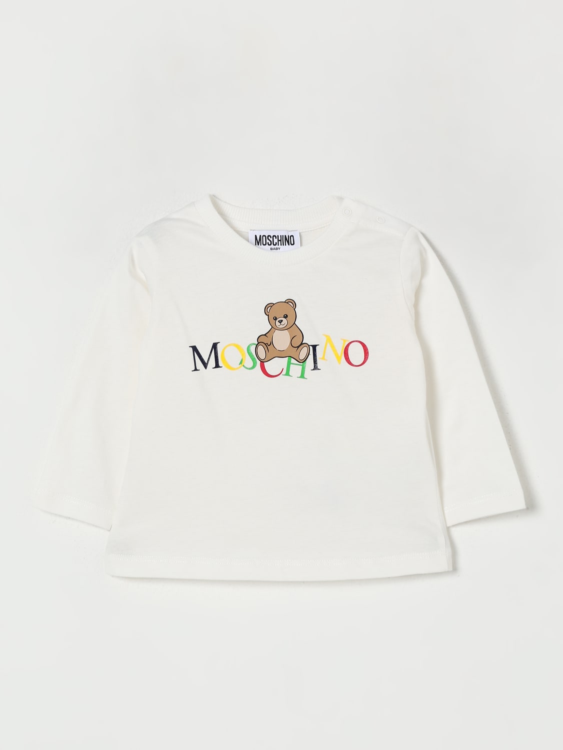 MOSCHINO T-SHIRT: T-shirt kids Moschino, White - Img 1