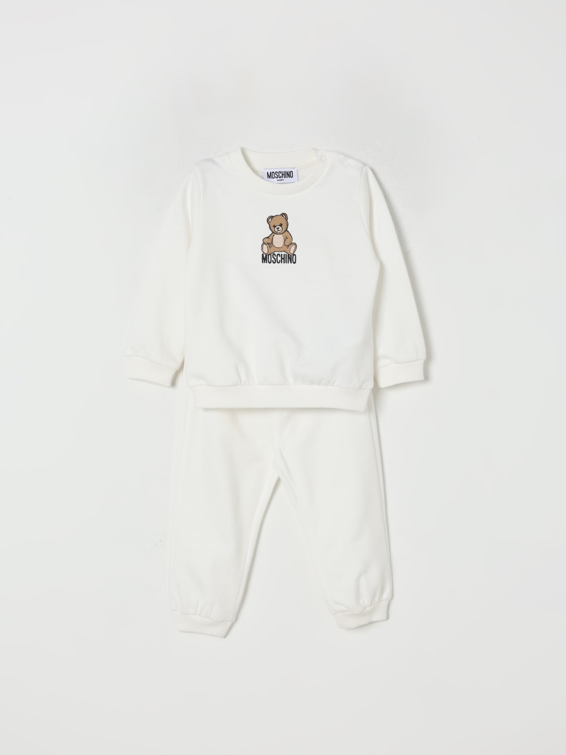 MOSCHINO JUMPSUIT: Jumpsuit kids Moschino, White - Img 1