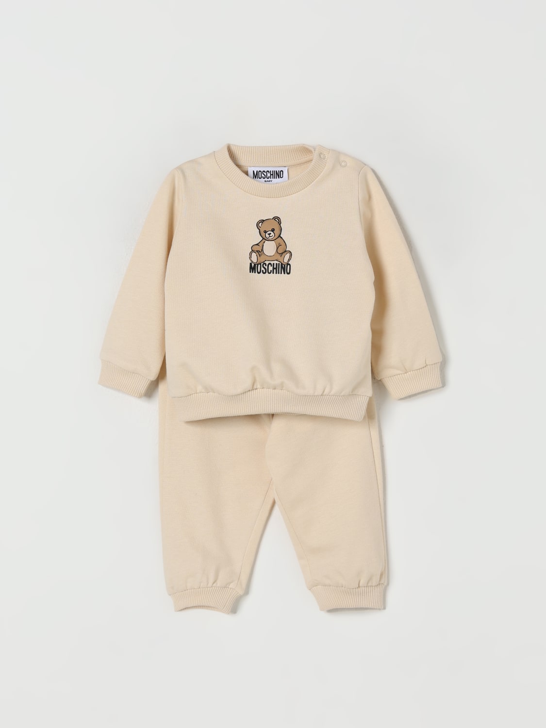MOSCHINO JUMPSUIT: Jumpsuit kids Moschino, Beige - Img 1