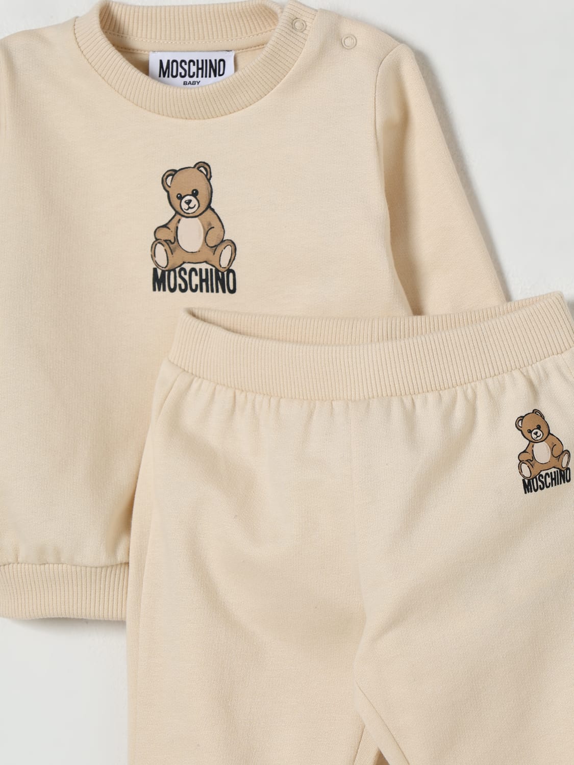MOSCHINO JUMPSUIT: Jumpsuit kids Moschino, Beige - Img 3