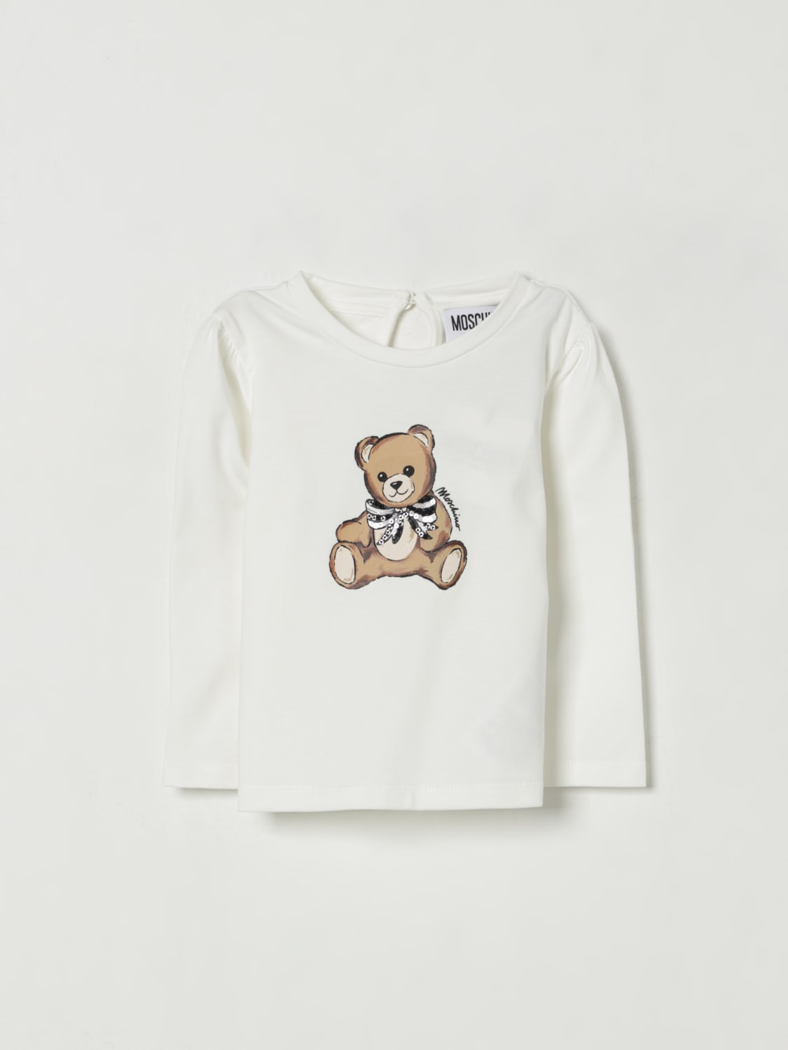 MOSCHINO T恤: T恤 儿童 Moschino, 白色 - Img 1