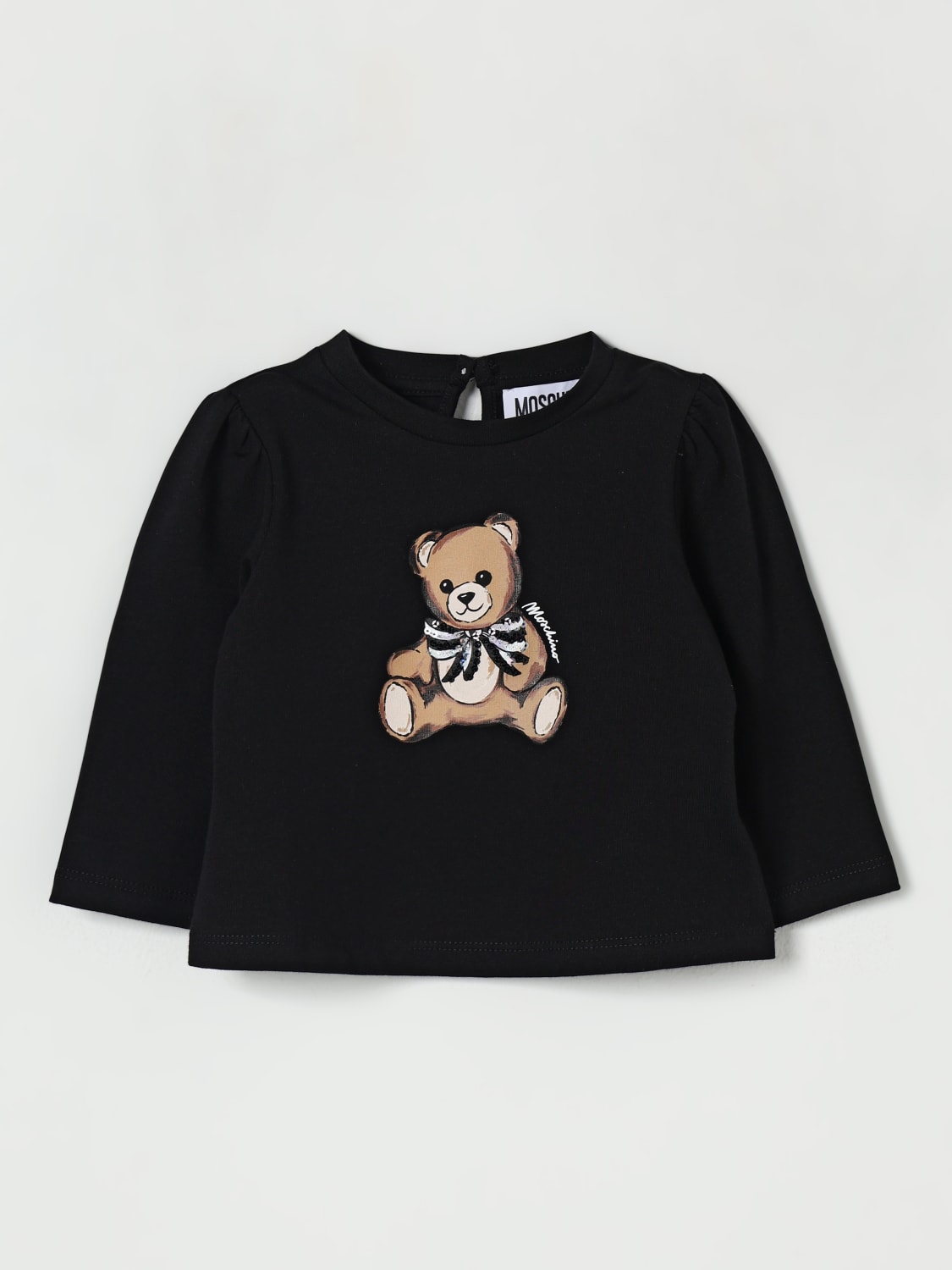 MOSCHINO T-SHIRT: T-shirt kids Moschino, Black - Img 1