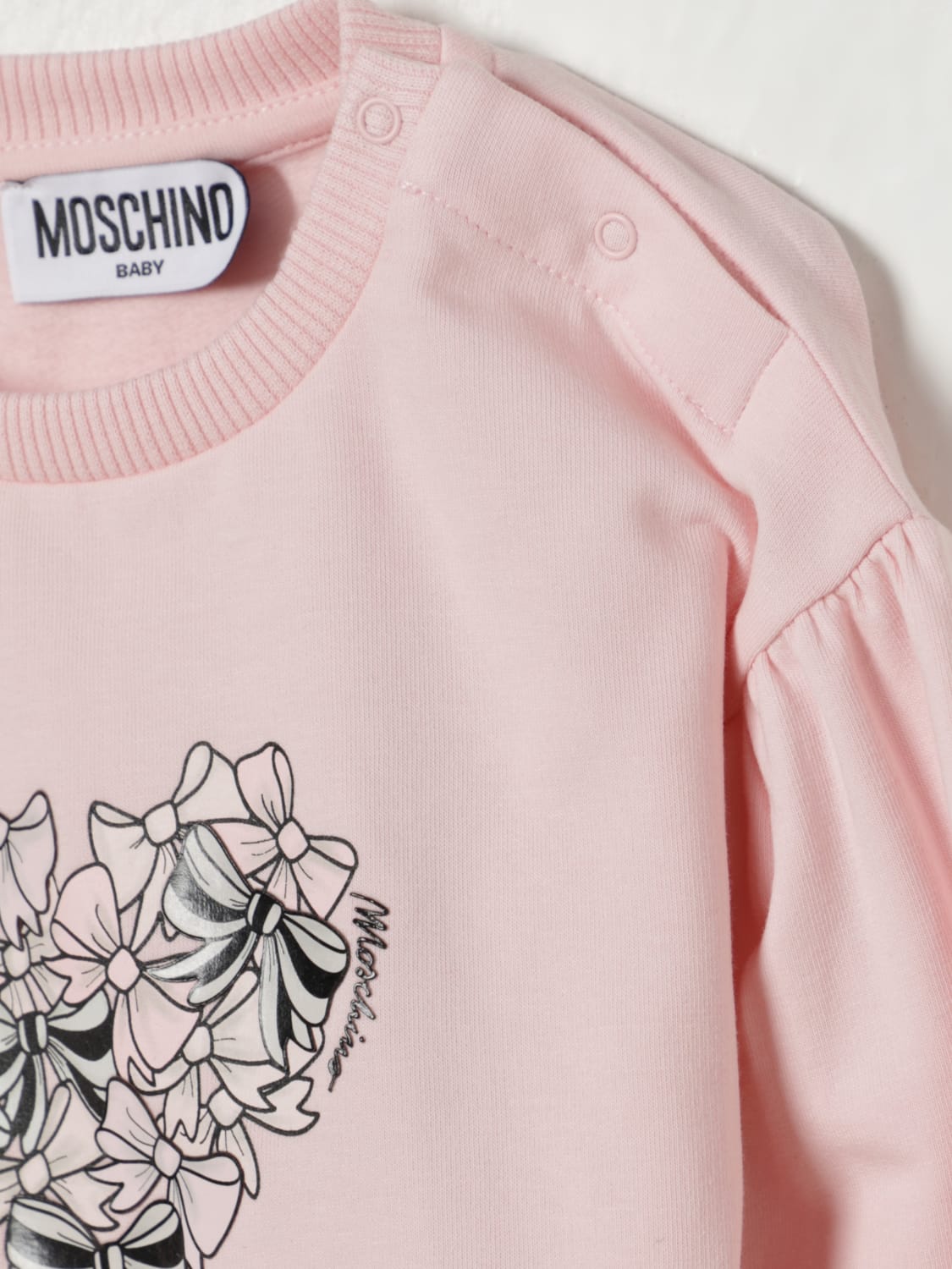 MOSCHINO SWEATER: Sweater kids Moschino, Pink - Img 3