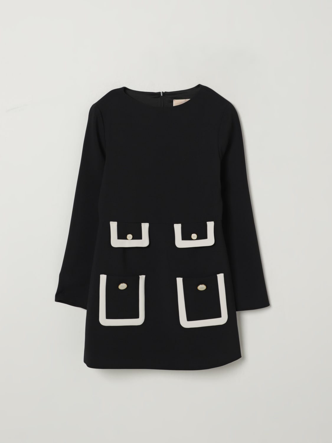 ELISABETTA FRANCHI LA MIA BAMBINA ROBE: Robe enfant Elisabetta Franchi La Mia Bambina, Noir - Img 1