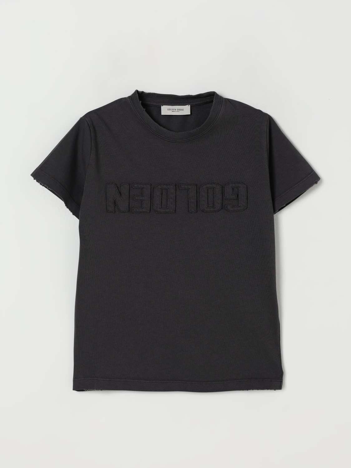 GOLDEN GOOSE T-SHIRT: T-shirt kids Golden Goose, Grey - Img 1