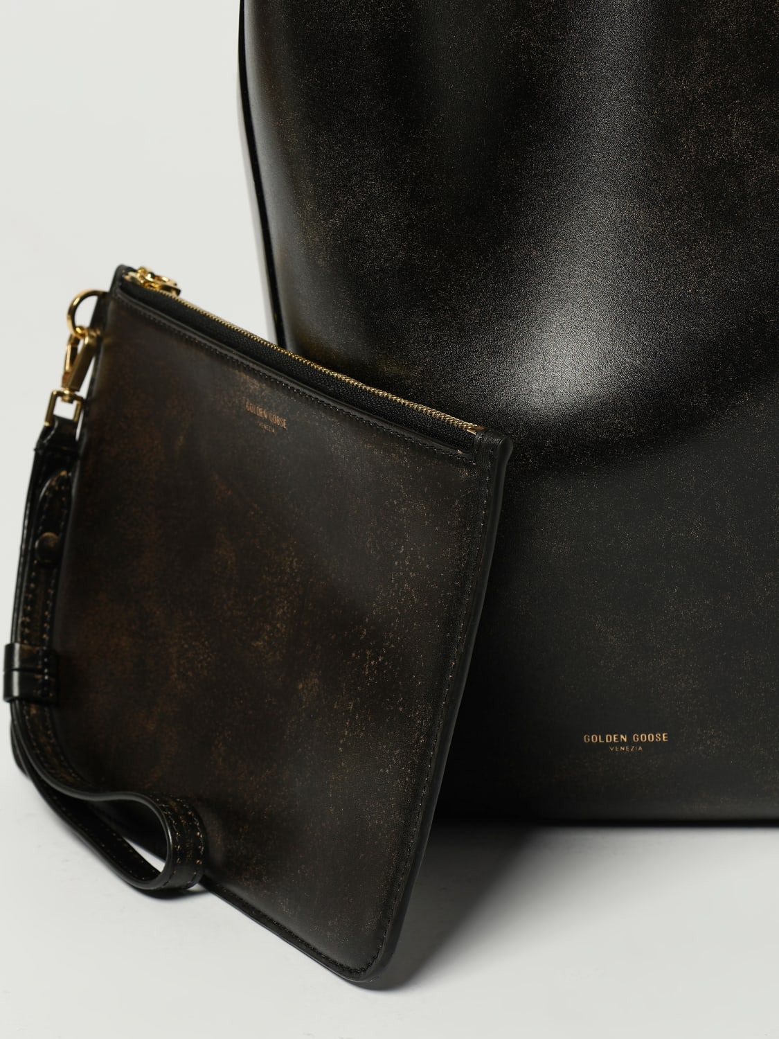 GOLDEN GOOSE BOLSO TOTE: Bolso de hombro mujer Golden Goose, Negro - Img 4