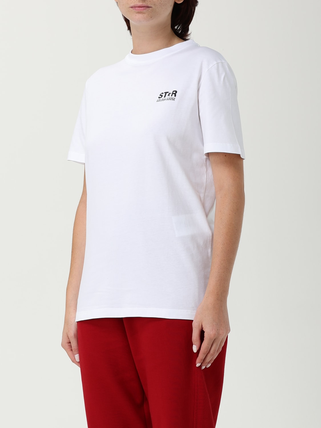 GOLDEN GOOSE CAMISETA: Camiseta mujer Golden Goose, Blanco - Img 4