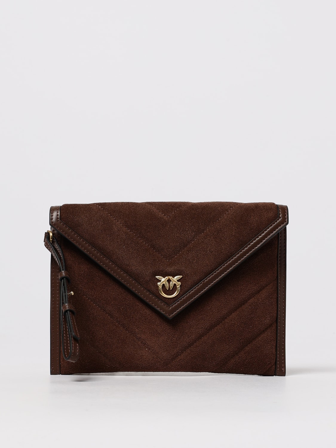 PINKO CLUTCH: Shoulder bag woman Pinko, Brown - Img 1