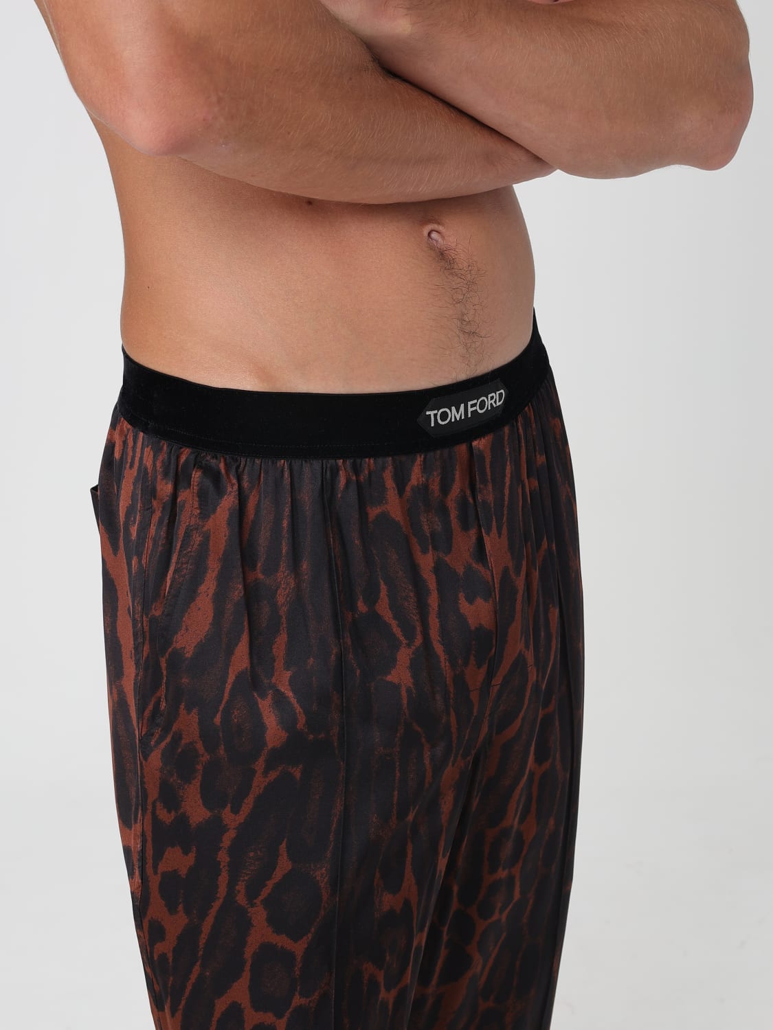TOM FORD LOUNGEWEAR: Pajamas men Tom Ford, Brown - Img 5