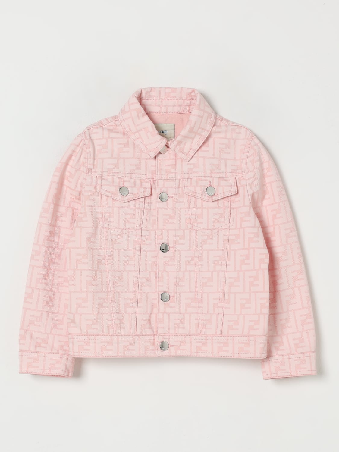 FENDI JACKE: Jacke kinder Fendi, Pink - Img 1