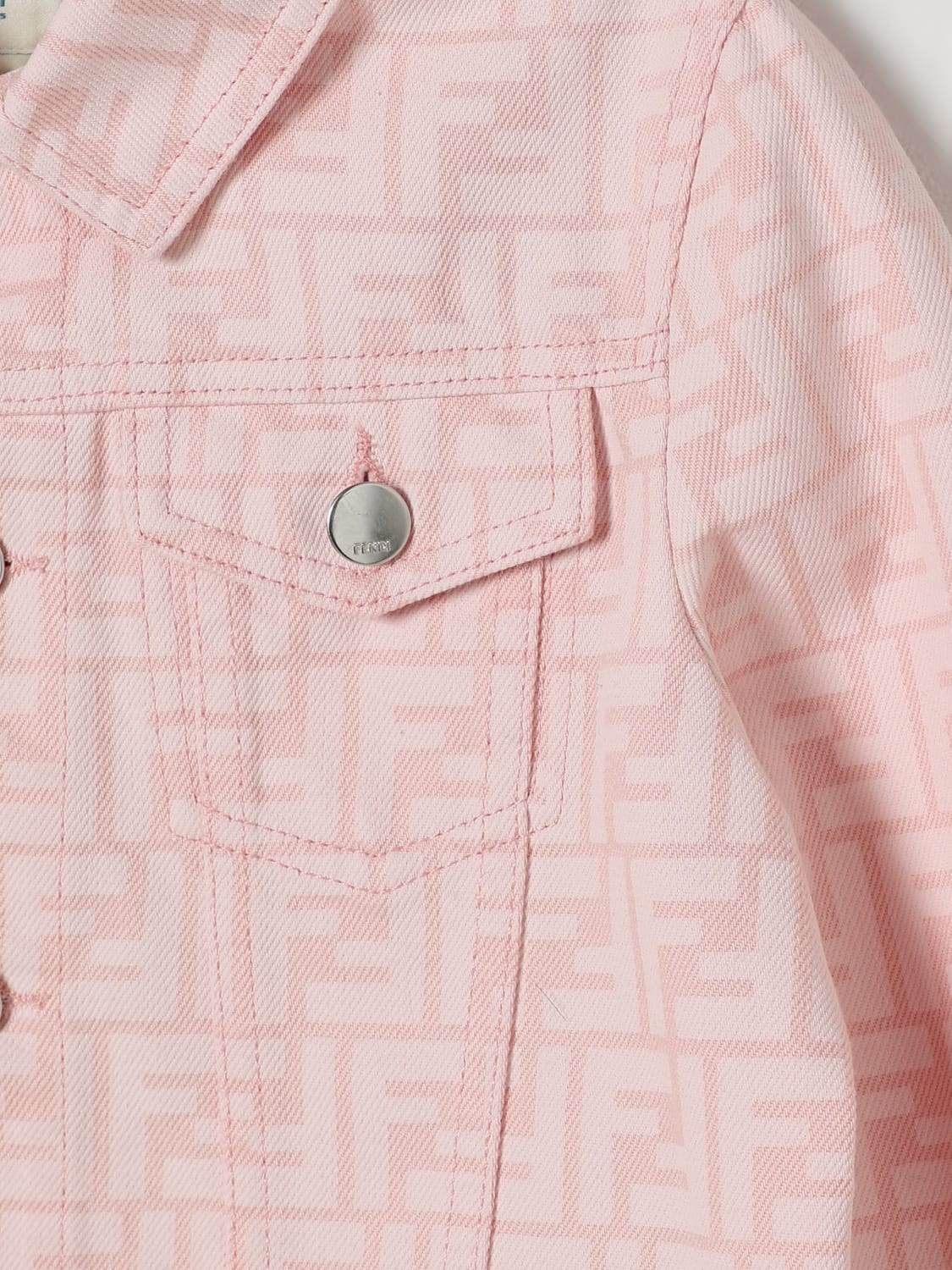 FENDI JACKE: Jacke kinder Fendi, Pink - Img 3