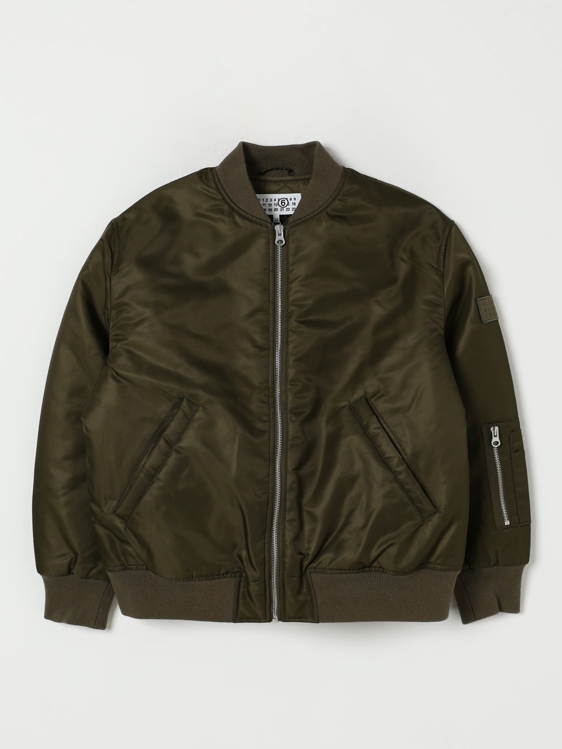 MM6 MAISON MARGIELA JACKET: Coat kids Mm6 Maison Margiela, Green - Img 1