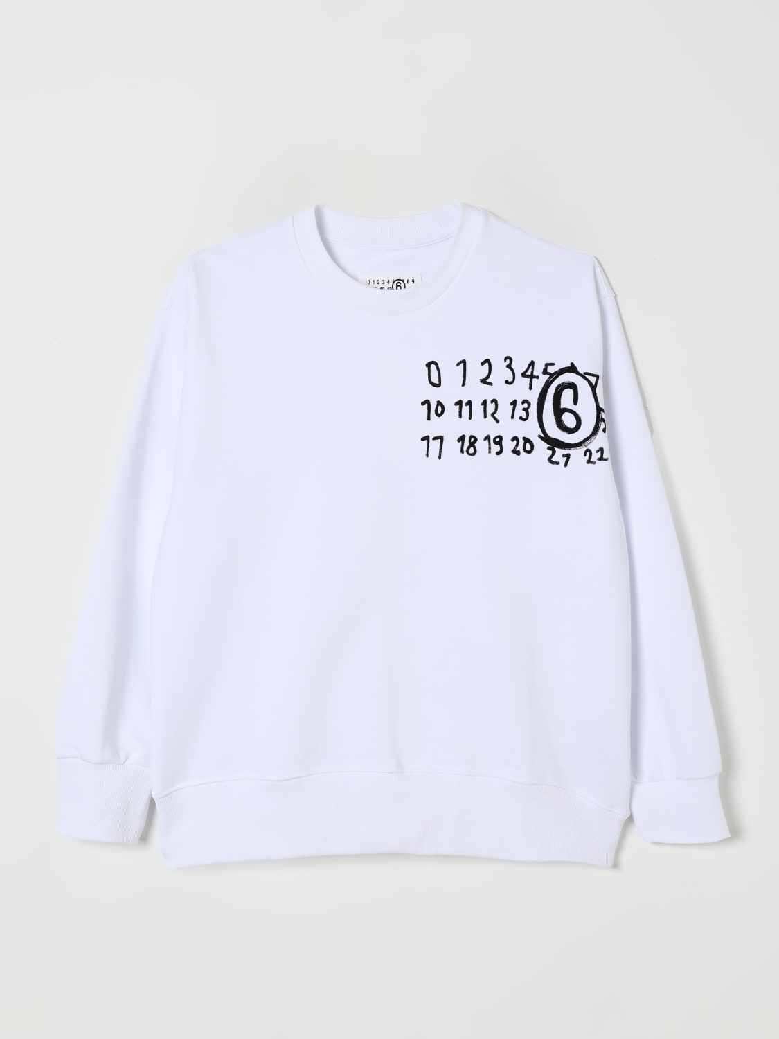 MM6 MAISON MARGIELA SWEATER: Sweater kids Mm6 Maison Margiela, White - Img 1
