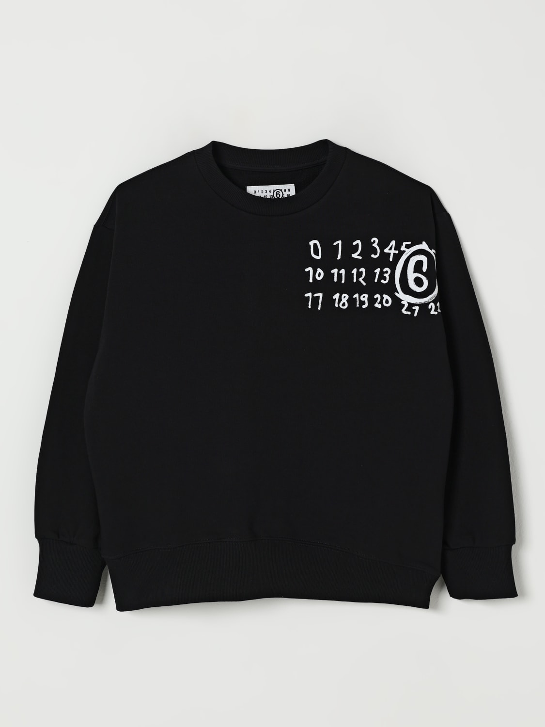 MM6 MAISON MARGIELA PULLOVER: Pullover kinder Mm6 Maison Margiela, Schwarz - Img 1