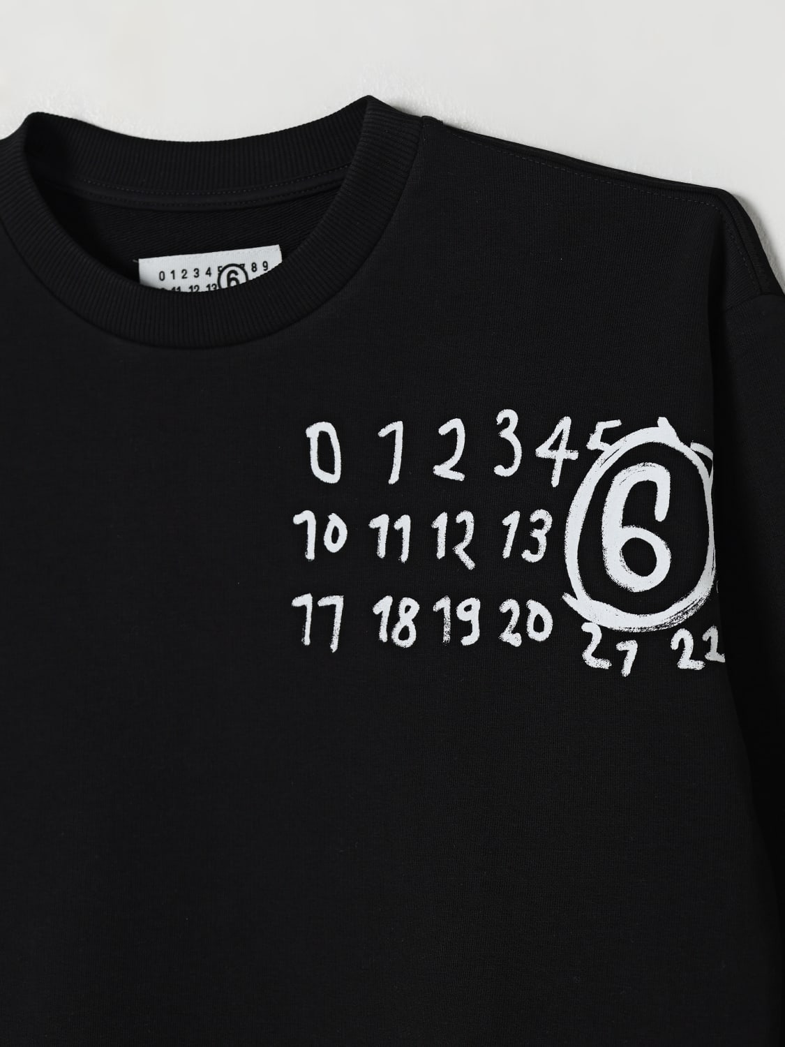 MM6 MAISON MARGIELA PULLOVER: Pullover kinder Mm6 Maison Margiela, Schwarz - Img 3
