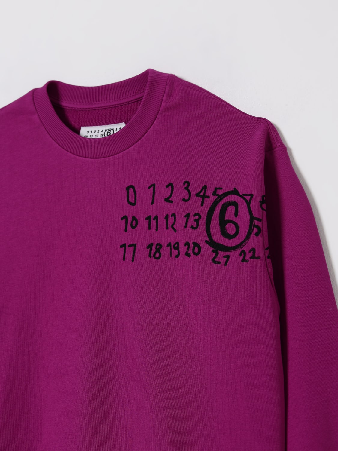 MM6 MAISON MARGIELA SWEATER: Sweater kids Mm6 Maison Margiela, Fuchsia - Img 3
