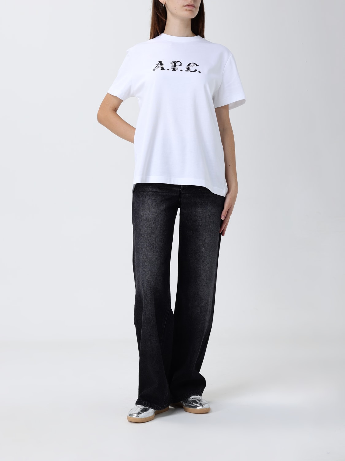 A.P.C. T-SHIRT: T-shirt woman A.P.C., White - Img 2