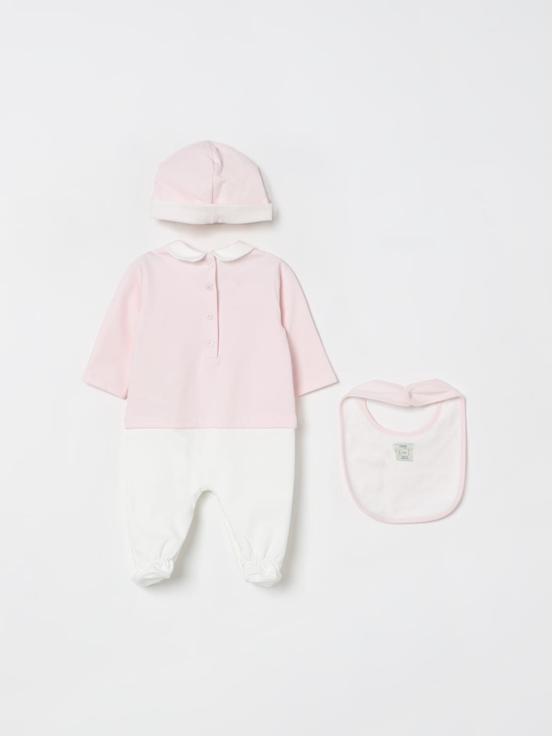 FENDI ジャンプスーツ: カバーオール ボーイ Fendi, ホワイト - Img 2