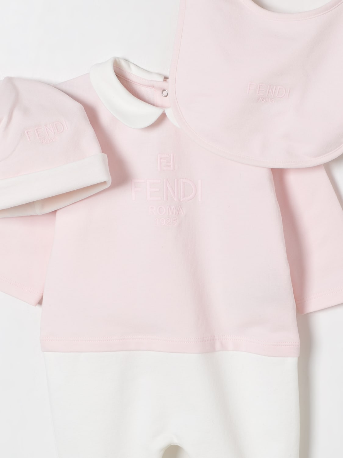 FENDI ジャンプスーツ: カバーオール ボーイ Fendi, ホワイト - Img 3