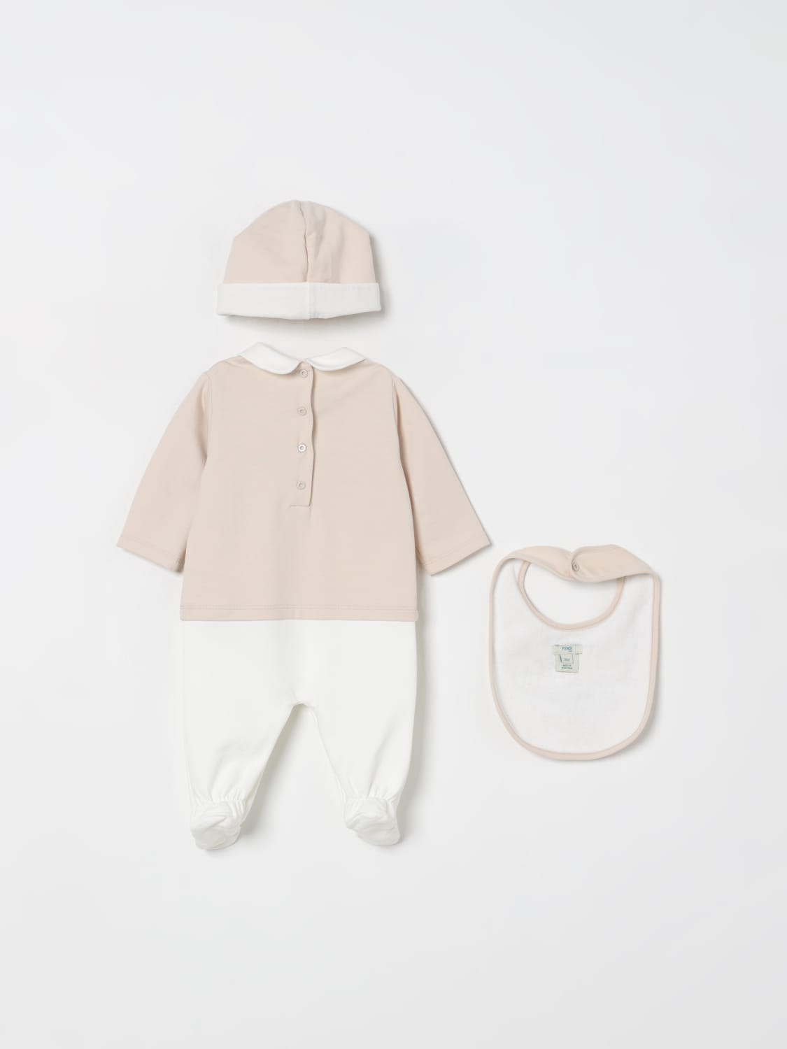 FENDI JUMPSUIT: Tracksuits kids Fendi, Beige - Img 2