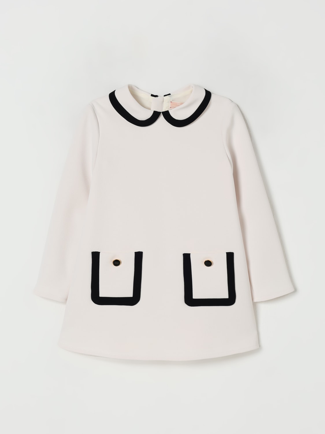 ELISABETTA FRANCHI LA MIA BAMBINA STRAMPLER: Strampler kinder Elisabetta Franchi La Mia Bambina, Yellow Cream - Img 1