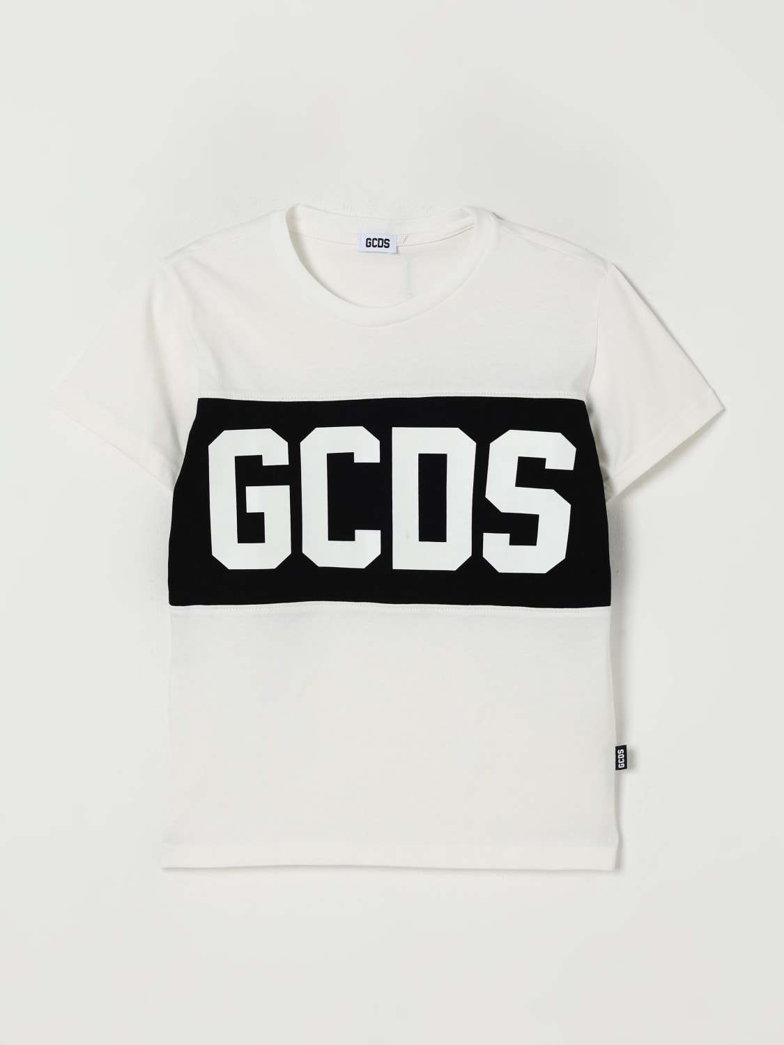 GCDS JUNIOR CAMISETA: Camiseta niños GCDS Junior, Blanco - Img 1