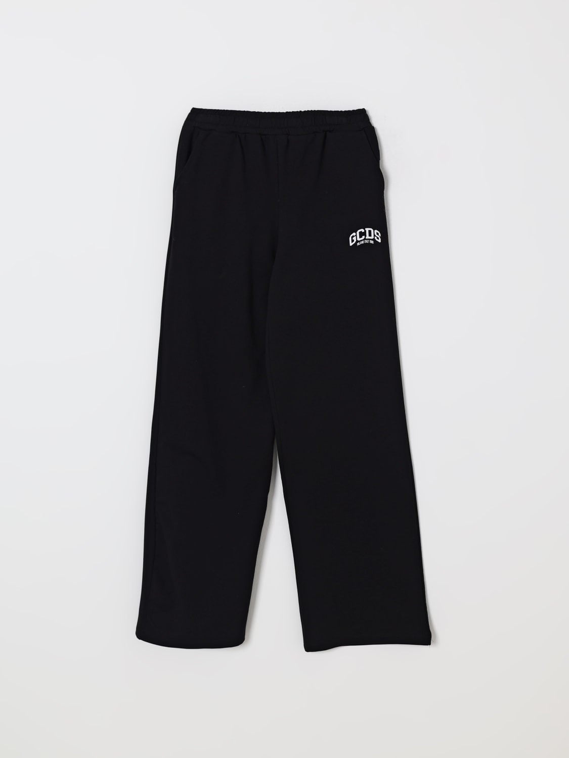 GCDS JUNIOR HOSE: Hose kinder GCDS Junior, Schwarz - Img 1