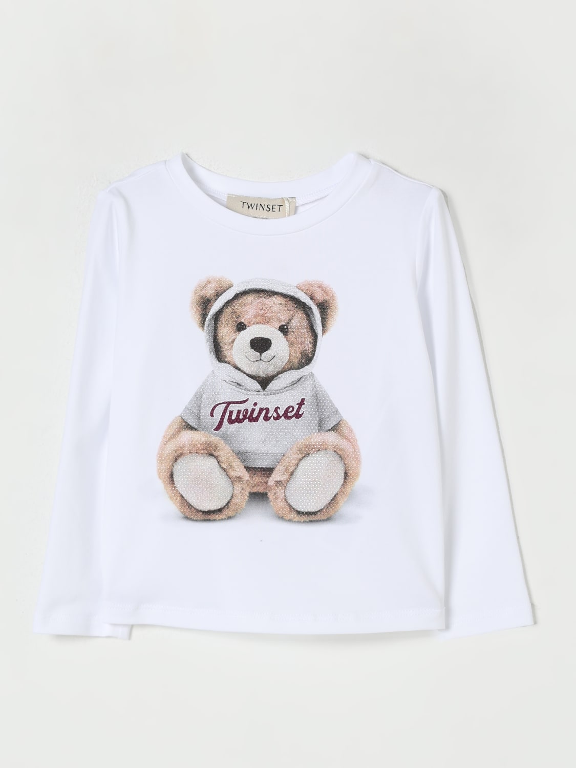 TWINSET T-SHIRT: Sweater kids Twinset, White - Img 1