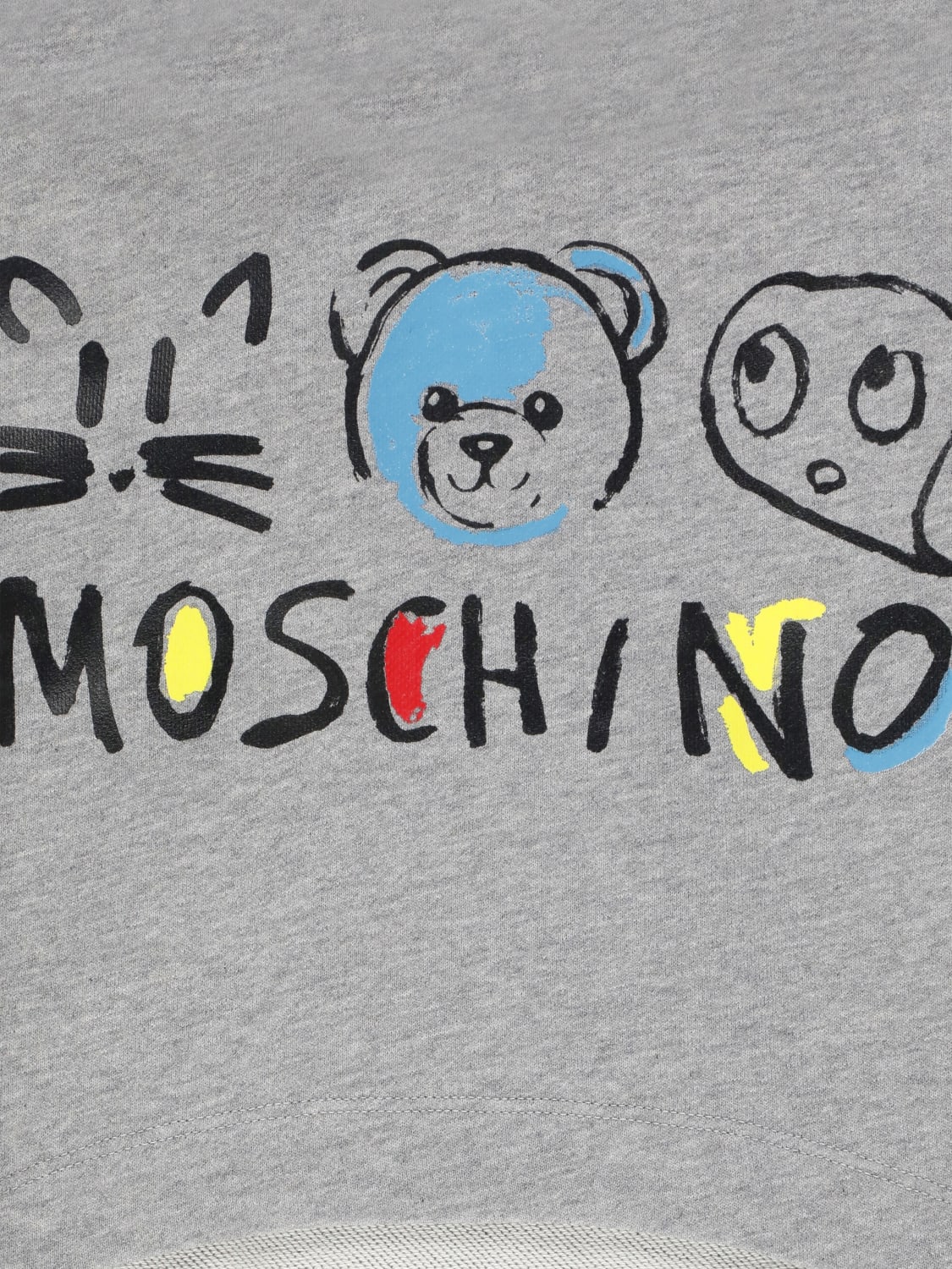 MOSCHINO SWEATER: Sweater kids Moschino, Grey - Img 3