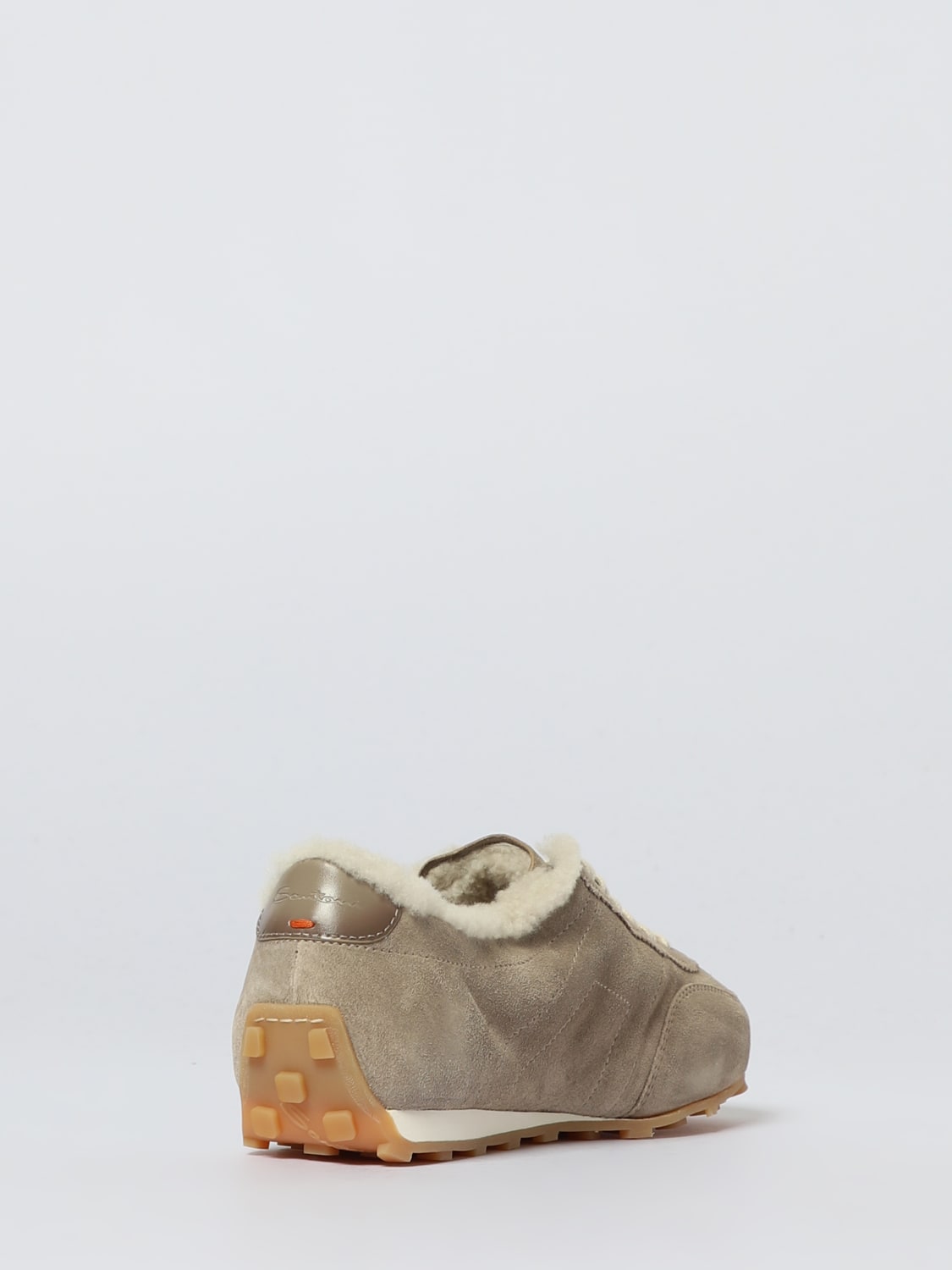 SANTONI SNEAKERS: Sneakers woman Santoni, Cocoa - Img 3