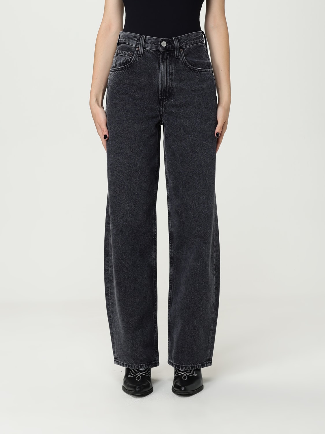 AGOLDE JEANS: Jeans woman Agolde, Black - Img 1