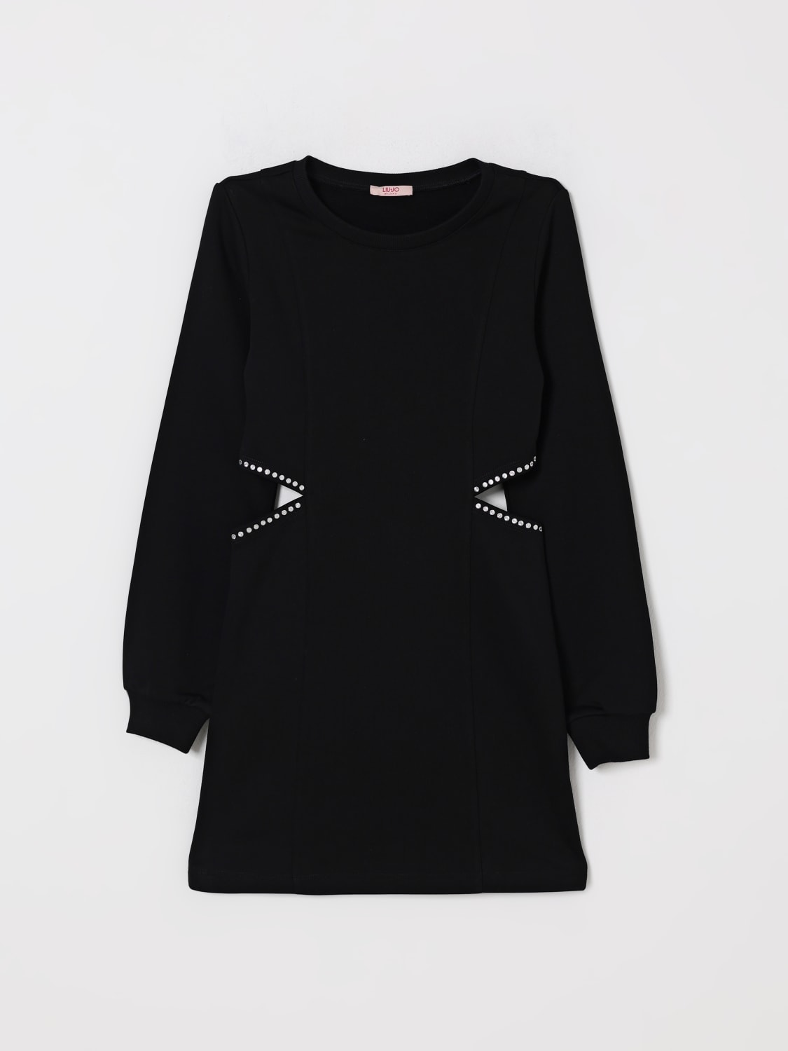 LIU JO ABITO: Abito in misto cotone Liu Jo, Nero - Img 1