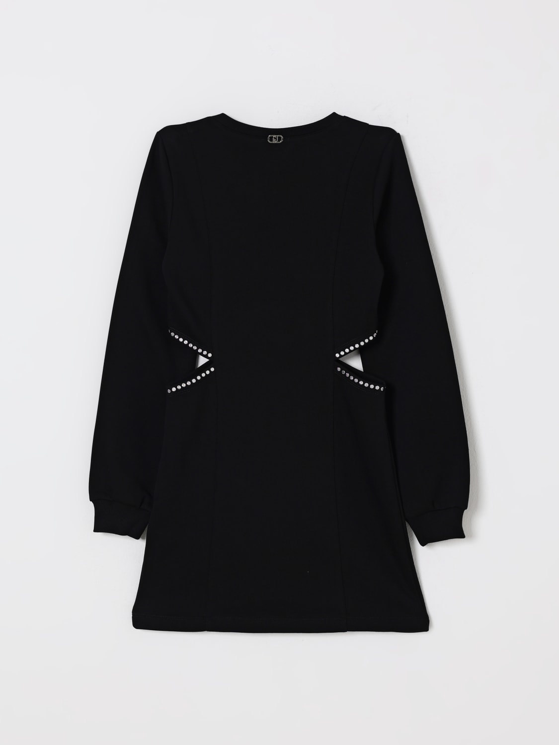 LIU JO ABITO: Abito in misto cotone Liu Jo, Nero - Img 2