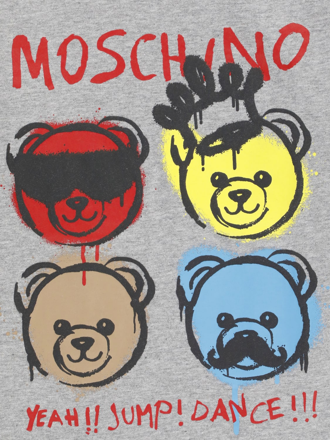 MOSCHINO T-SHIRT: T-shirt kids Moschino, Grey - Img 3