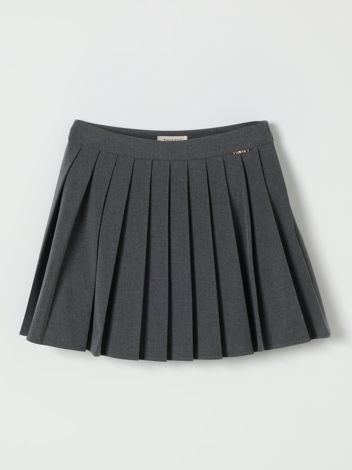 TWINSET SKIRT: Skirt kids Twinset, Grey - Img 1