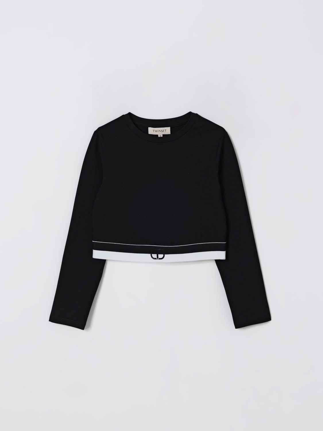 TWINSET T-SHIRT: T-shirt kinder Twinset, Schwarz - Img 1
