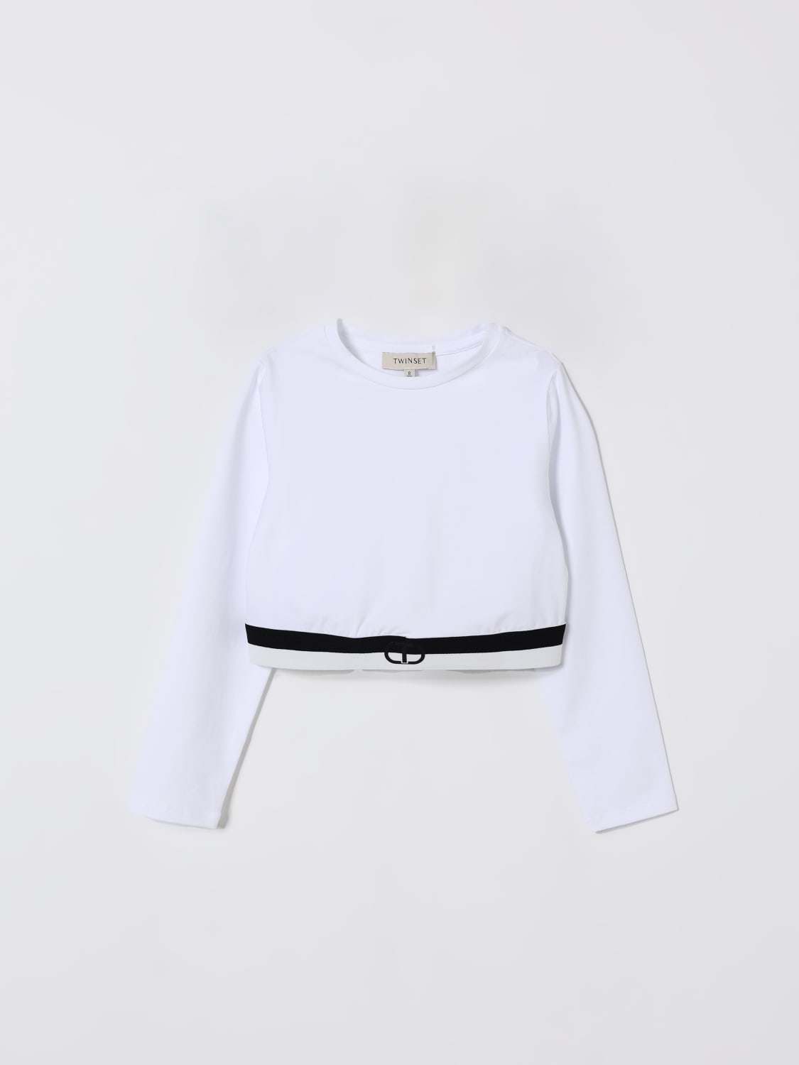 TWINSET T-SHIRT: T-shirt kinder Twinset, Beige - Img 1