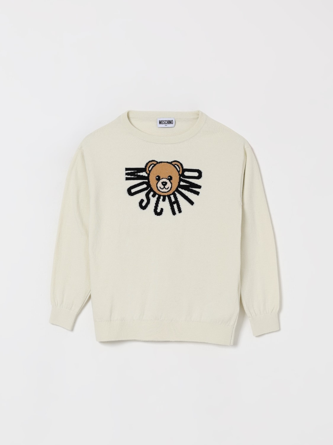 MOSCHINO PULL: Pull enfant Moschino, Blanc - Img 1