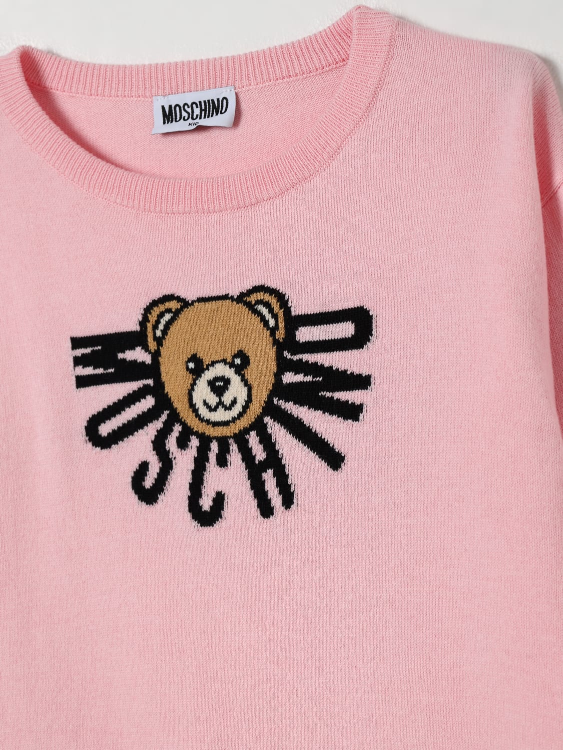 MOSCHINO PULL: Pull enfant Moschino, Rose - Img 3