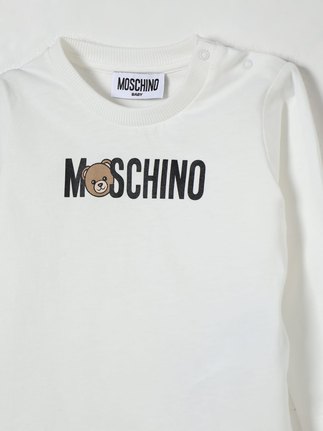 MOSCHINO T-SHIRT: Sweater kids Moschino, White - Img 3