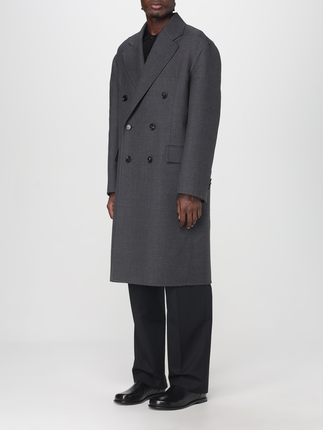 BOTTEGA VENETA ABRIGO: Abrigo hombre Bottega Veneta, Gris - Img 4