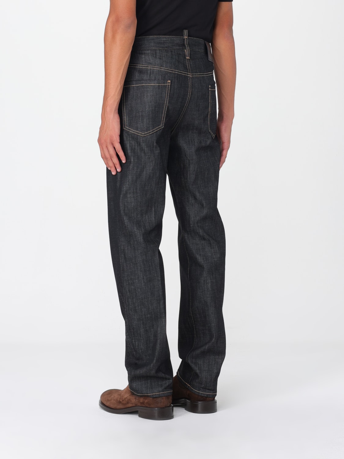 DSQUARED2 JEANS: Jeans Dsquared2 in denim di cotone , Nero - Img 3