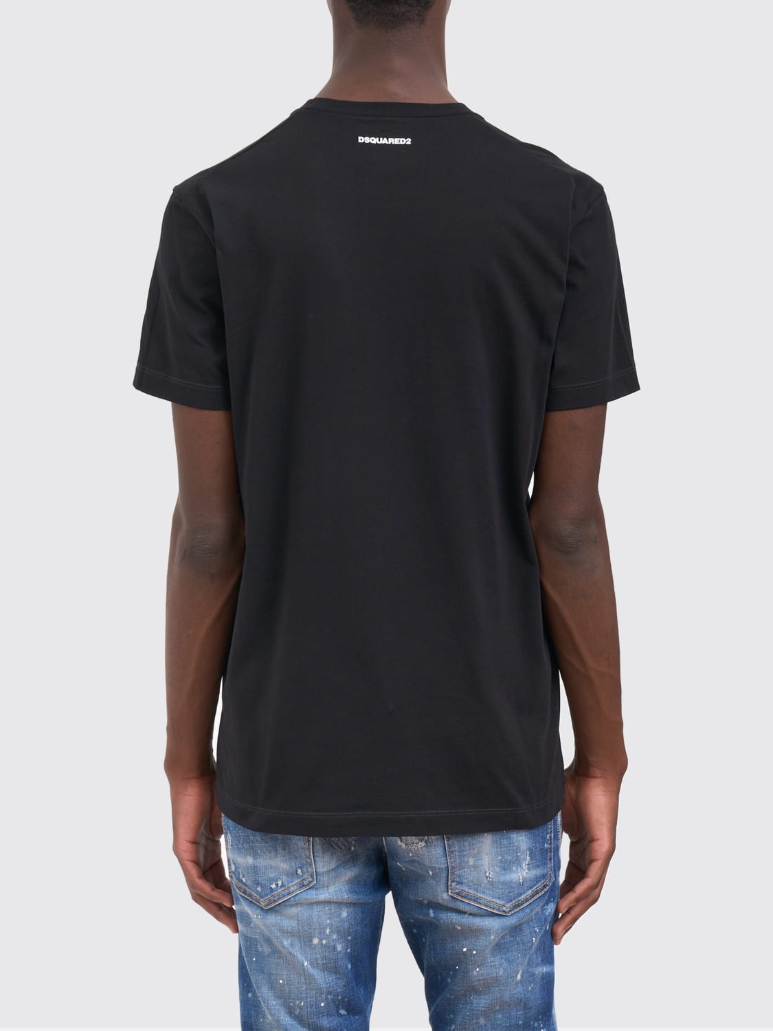 DSQUARED2 T-SHIRT: T-shirt homme Dsquared2, Noir - Img 2